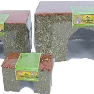 JR Farm knaagdier hooihuis met wortel - s/m/l