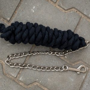 halstertouw met ketting