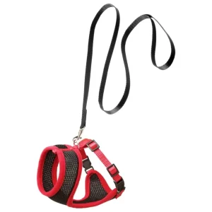 Flamingo Harms kattentuig set Zwart/Rood