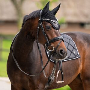 Showtime oornet glitter Zwart