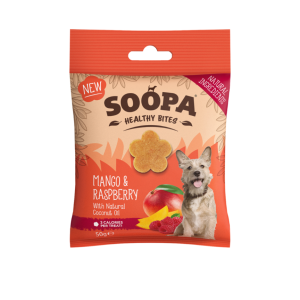 Soopa – Hondensnacks – Dental bites – Mango & Raspberry