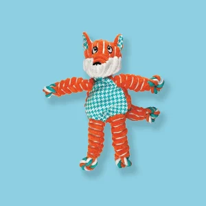 Kong Floppy Knots Vos Hondenspeeltje | Duurzaam met Touwknopen - Oranje