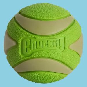 Chuckit - Max Glow Ultra Squeekerbal Groen