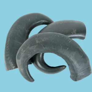 Natuurlijke Petsnack Hoornpunt | Gebogen, Grijs