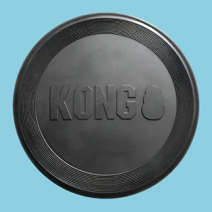 KONG Extreme Flyer Hondenfrisbee - Zwart | Natuurlijk Rubber