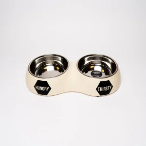 51 Degrees North -  Dinner Bowl Double - hungry/thirsty