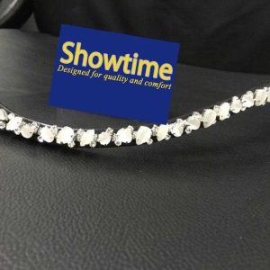 HB Showtime Frontriem White Swarofski Opaal Mixed