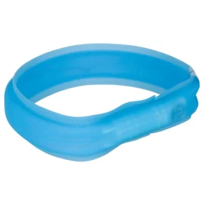 Flash lichtband USB extra breed Blauw L-XL 70 cm