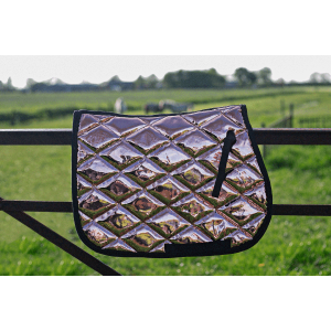 Zadeldek holographic rose-goud