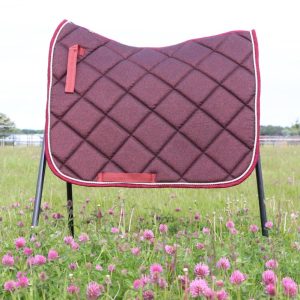 Sparkling glitter zadeldek Burgundy