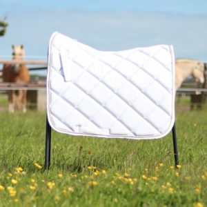 Sparkling glitter zadeldek Wit