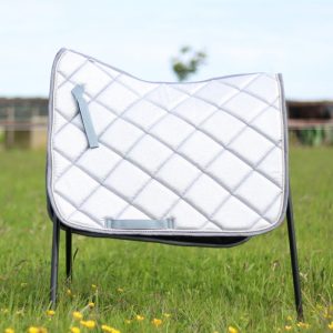 Sparkling glitter zadeldek Zilver