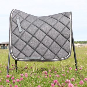 Sparkling glitter zadeldek Graphite