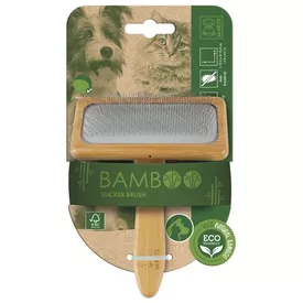 M-Pets bamboo Slicker Universele borstel
