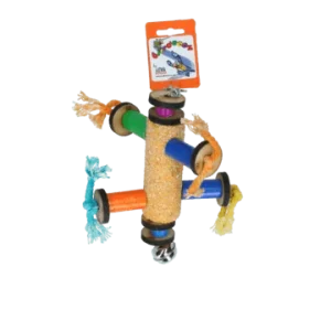 Birrdeeez Calci Grit Gym Bird Toy