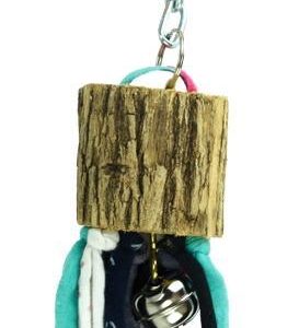 Birrdeeez Parkiet Sekelblok en katoenfranjes + bel