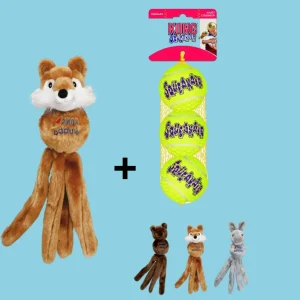 Combideal - Kong Wubba Friends Assorti + Squeakairs