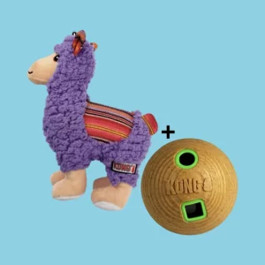 Combideal - Kong Sherps Lama (21 CM) - Kong Bamboo Voerbal (12 CM)