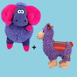 Combideal Kong Sherps Lama (21 CM) + Kong Sherps Floofs Big Horn
