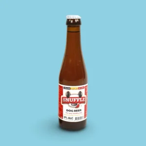 Snuffle Hondenbier met Rundsmaak | Glazen Fles