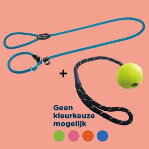Combideal - Hunter Retrieverlijn Turquoise (10 MM x 170 CM) + Happy Pet Floater (32 CM)