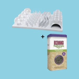 Trixie Kat Activity Fun Board | Witte Kattenpuzzel met Kong Kattenkruid