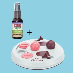 Combideal - Trixie Cat Activity Flip Board (23 CM) + Kong Catnip Kattenkruid Spray