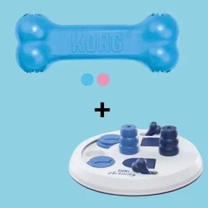 Combideal Kong Puppy Goodie Bone Assorti + Trixie Dog Activity Flip Board