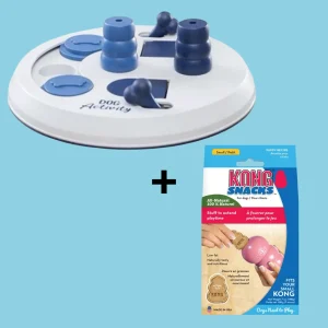 Combideal Kong Snacks Puppy Small (200 Gram) + Trixie Dog Activity Flip Board (23 CM)
