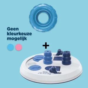 Combideal Dog Activity Flip Board + Kong Puppy Tires Assorti