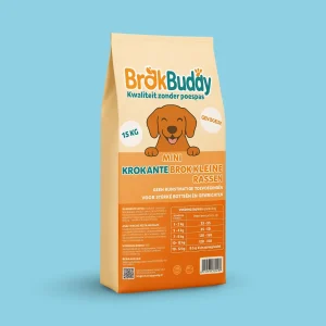 Brokbuddy - Krokante Brok Volwassen Kleine Rassen Hondenvoer 15 KG