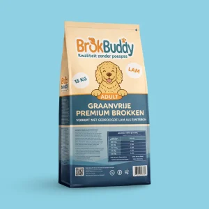 Brokbuddy - Lam Adult Graanvrij 15 KG Hondenvoer