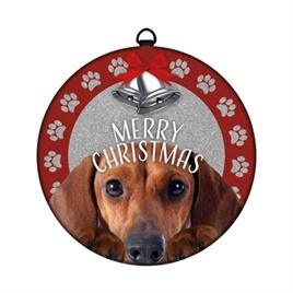 Xmas Kerstbal met hond