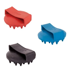 Premiere rubberen ros/massageborstel