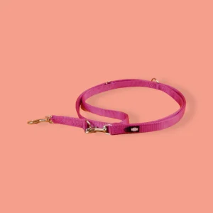 Trixie Hondenriem | Premium, Dubbelgestikt & Verstelbaar - Fuchsia