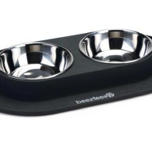 Silicone rvs dinerset zwart