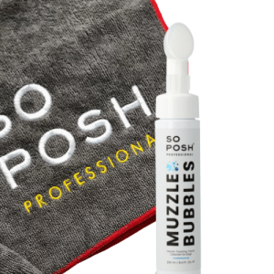 SO POSH BUBBLE MUZZLE + HANDDOEK