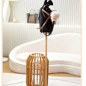 stokpaard Harry stoer Bruin/Zwart