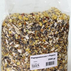 Tijssen Papegaaienvoer + pepers 3.5 KG
