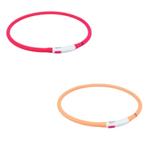 Flash Lichtgevende Siliconen Band USB XS-XL 70 cm