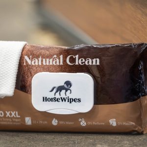 Horse wipes natural clean