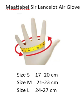 Air glove verstevigde rijhandschoenen SirLancelot zwart - Afbeelding 4