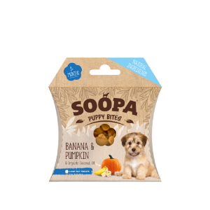 Soopa Bites Puppy Banaan en Pompoen