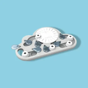 Nina Ottosson Hondenpuzzel Rainy Day | Interactief Wolkspel Grijs & Wit