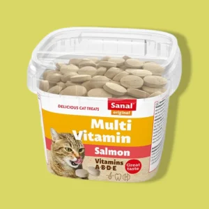Sanal Multi Vitamin Zalmsnacks Kat | Gezonde Beloning in Pot