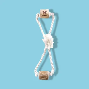 Martin Koffiehout Trekspeelgoed met Flostouw en Houten Blokken - Super 8