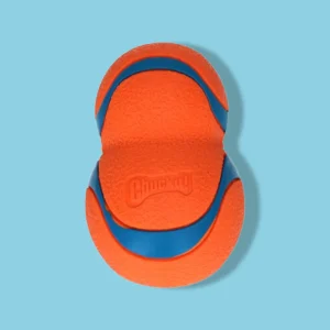 Chuckit Ultra Tumbler Hondenspeelgoed - Oranje met Blauwe Accenten