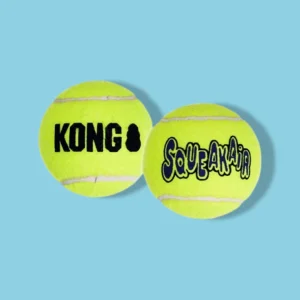 Kong - Squeakair Tennisbal Geel Met Piep