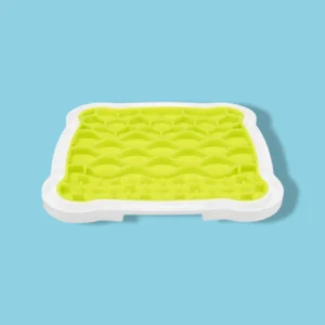 Trixie Lick'n'Snack Plaat - Anti-Schrok Likmat TPR-Plastic | Groen/Wit