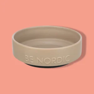 Trixie BE NORDIC Voerbak Hond | Keramiek - Antislip Bodem - Taupe